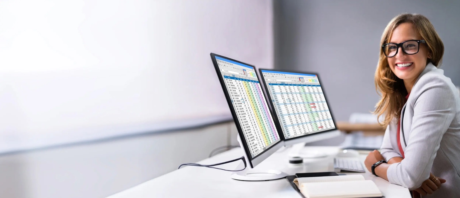 Clinician reviewing EHR configuration