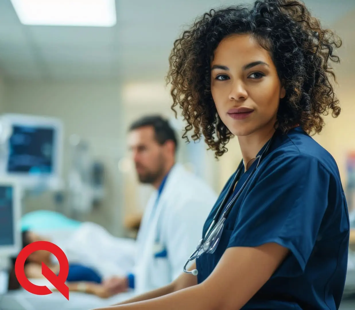 Medical coder reviewing specialty-specific documentation