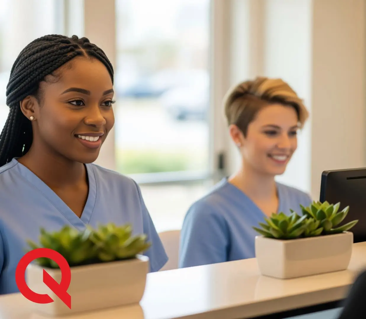 Prior authorization team reviewing case details